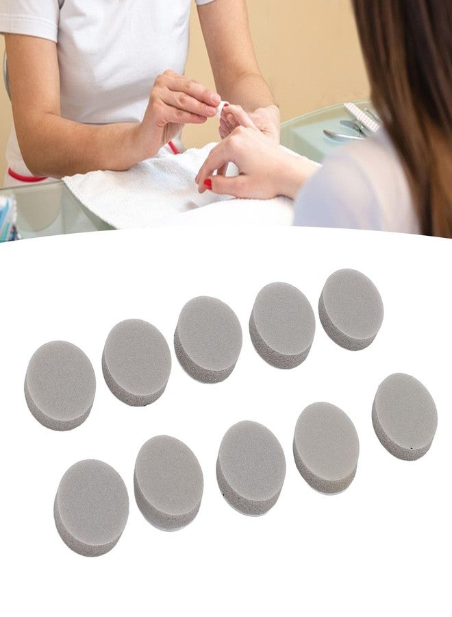Brrnoo 50Pcs Nail Buffer Discs, Elastic Sponge Nail Polishing Pads, for Home Salon Use Portable Nail File Blocks for Smoothing and Buffing - Image 4